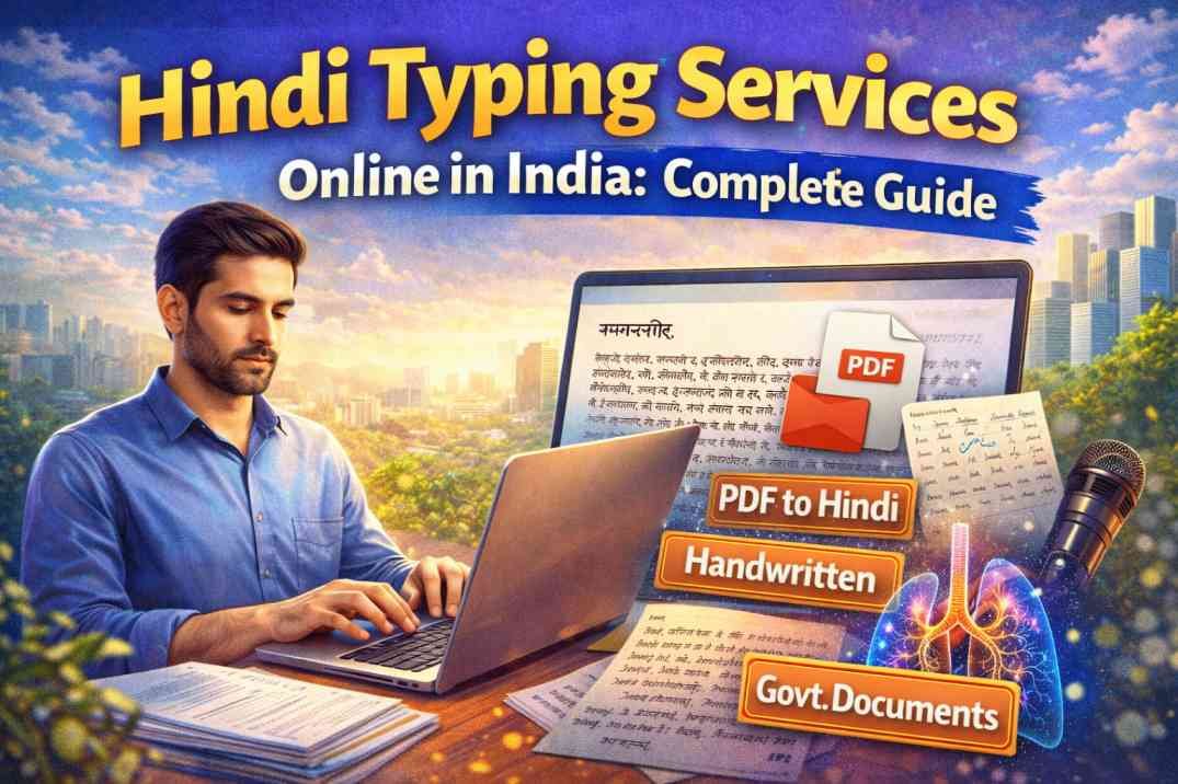 Hindi typing services online