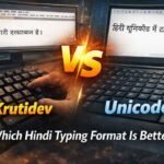 Krutidev vs Unicode