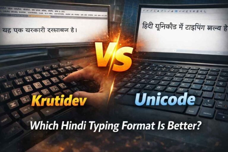 Krutidev vs Unicode