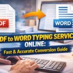 PDF to Word typing service
